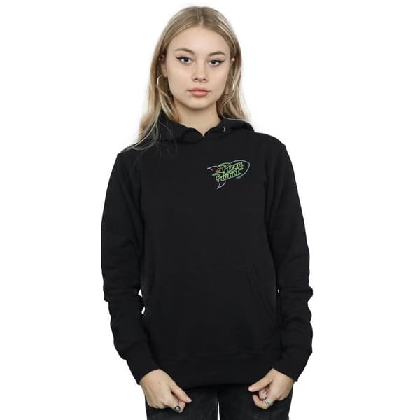 Disney Womens/Ladies Toy Story Neon Pizza Planet Breast Print Hoodie