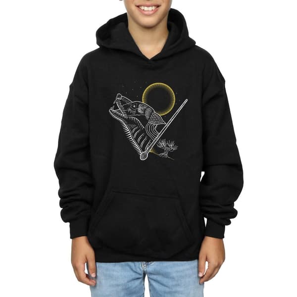 Harry Potter Boys Werewolf Line Art Hoodie