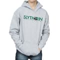Miniatyrbillede 3 af 5: Harry Potter Boys Slytherin Text Hoodie
