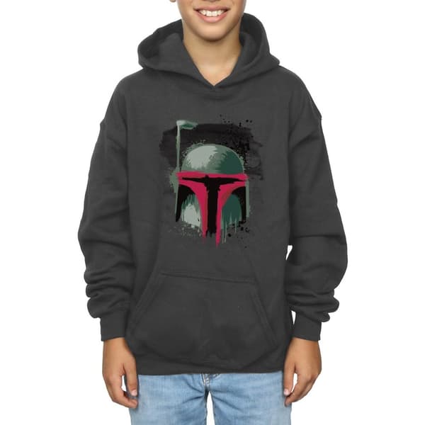 Star Wars Boys Boba Fett Helmet Hoodie