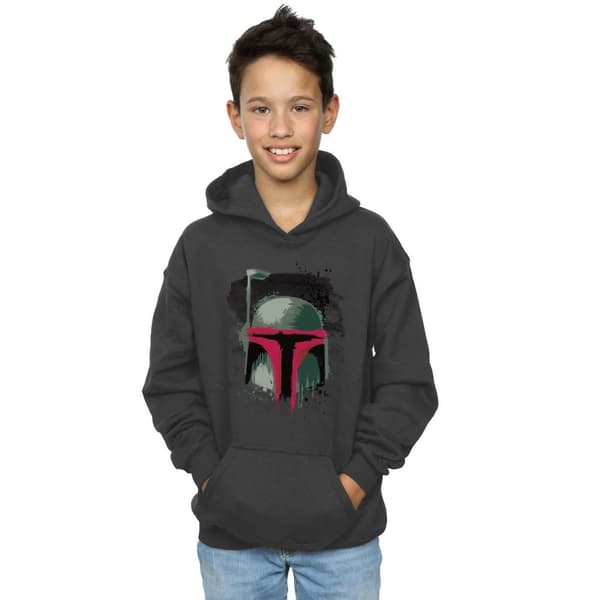 Star Wars Boys Boba Fett Helmet Hoodie
