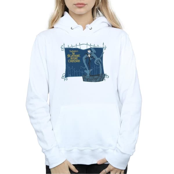 Disney Nightmare Before Christmas Jack And The Well - Hoodie för kvinnor/damer