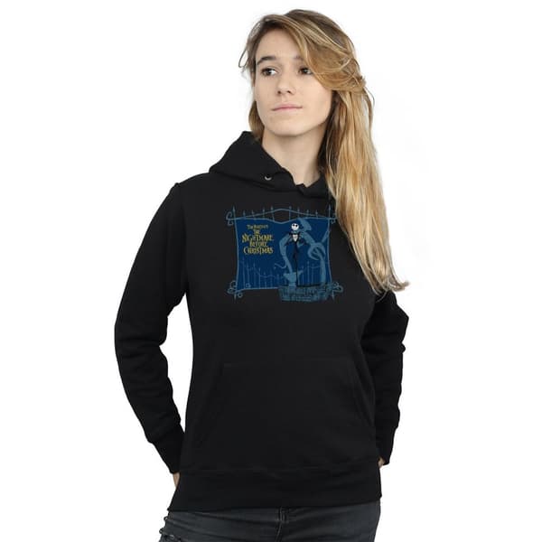 Disney Nightmare Before Christmas Jack And The Well - Hoodie för kvinnor/damer