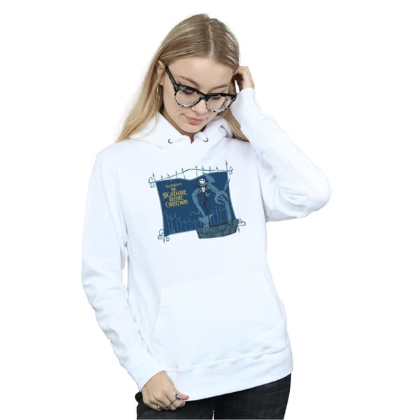 Disney Nightmare Before Christmas Jack And The Well - Hoodie för kvinnor/damer