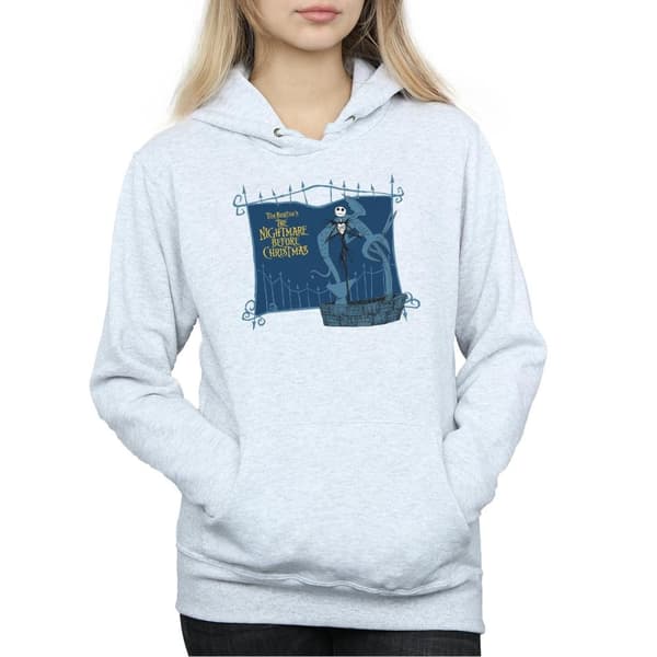Disney Nightmare Before Christmas Jack And The Well - Hoodie för kvinnor/damer