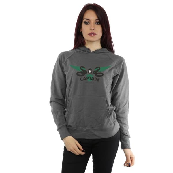 Harry Potter Womens/Ladies Slytherin Captain Hoodie