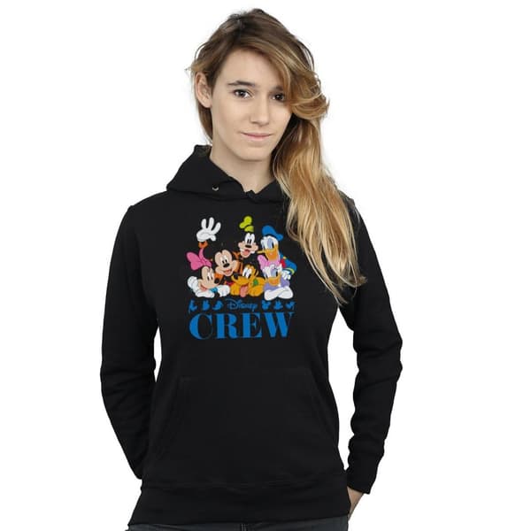 Disney Womens/Ladies Mickey Mouse Disney Friends Hoodie
