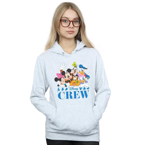 Disney Womens/Ladies Mickey Mouse Disney Friends Hoodie