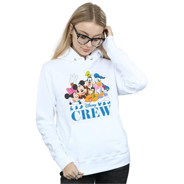 Disney Womens/Ladies Mickey Mouse Disney Friends Hoodie
