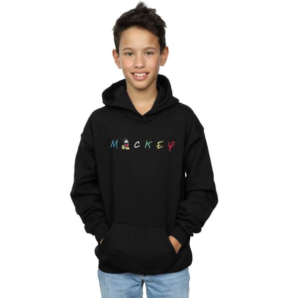 Disney Boys Mickey Mouse Wording Logo Hoodie