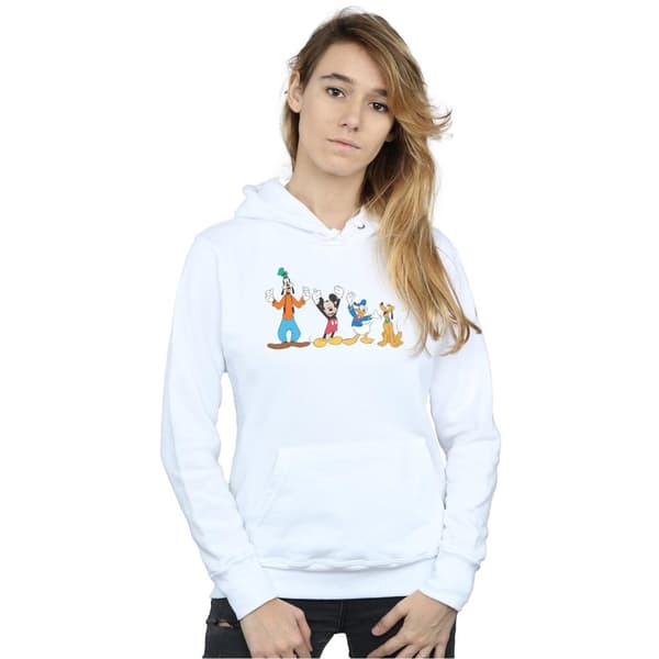 Disney Womens/Ladies Mickey Mouse Friends Hoodie