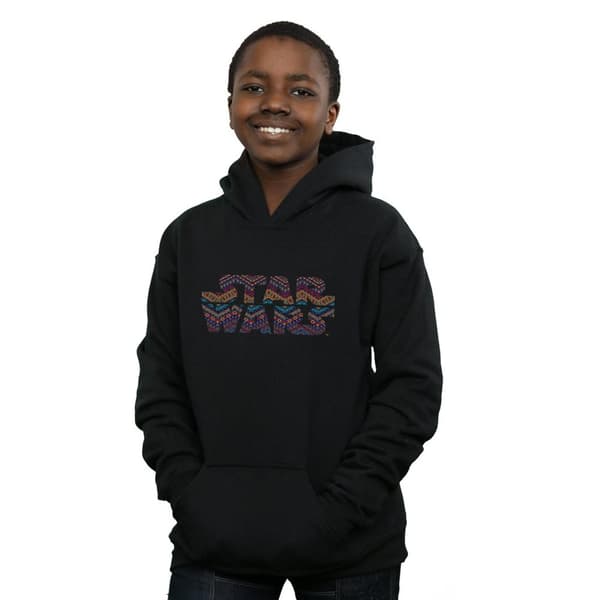 Star Wars Pojkar Colour Aztec Logo Hoodie