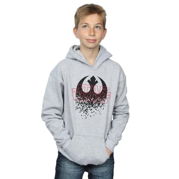 Star Wars Pojkar The Last Jedi - Huvtröja med splittrat emblem