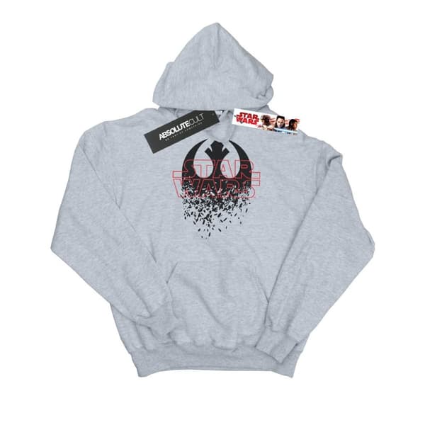 Star Wars Pojkar The Last Jedi - Huvtröja med splittrat emblem Sports Grey 12-13 Years