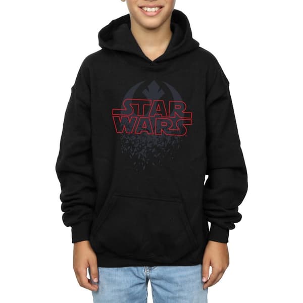 Star Wars Pojkar The Last Jedi - Huvtröja med splittrat emblem