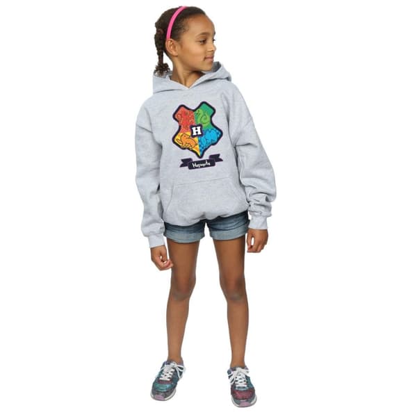 Harry Potter Hogwarts Junior Crest-hoodie för flickor