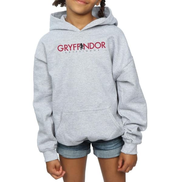 Harry Potter Girls Gryffindor Text Hoodie