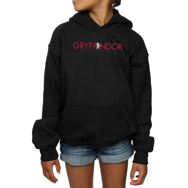 Harry Potter Girls Gryffindor Text Hoodie