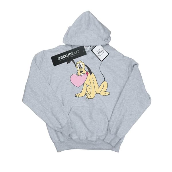 Disney Kvinnor/Damer Pluto Love Heart Hoodie