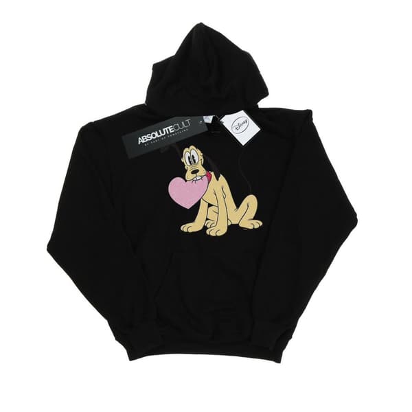 Disney Kvinnor/Damer Pluto Love Heart Hoodie