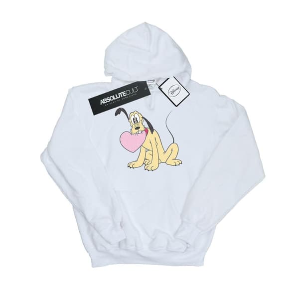 Disney Kvinnor/Damer Pluto Love Heart Hoodie
