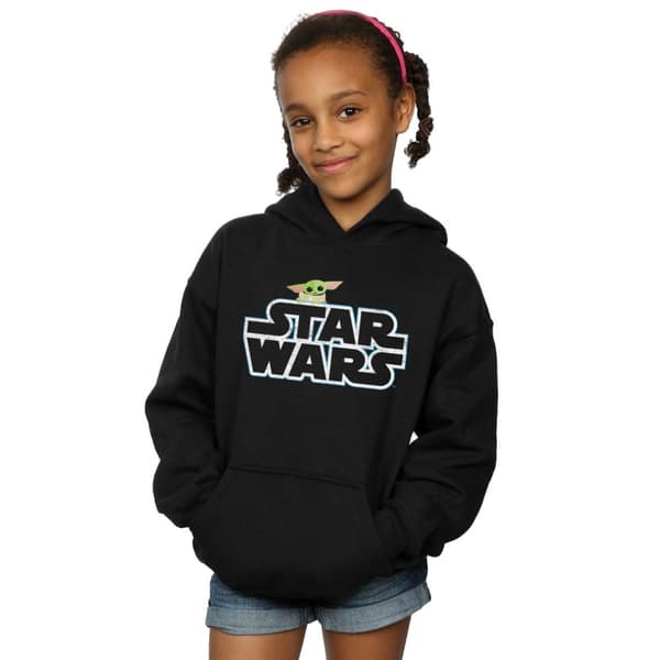 Star Wars Girls The Mandalorian The Child Logo Hoodie