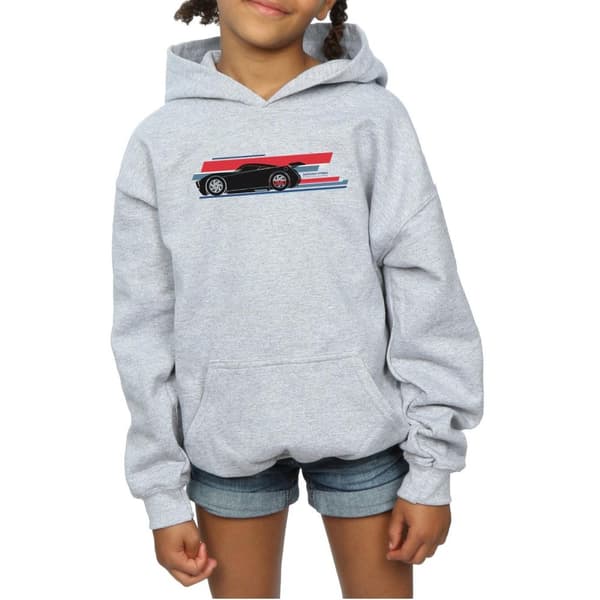 Disney Cars Jackson Storm Stripes-hoodie för flickor