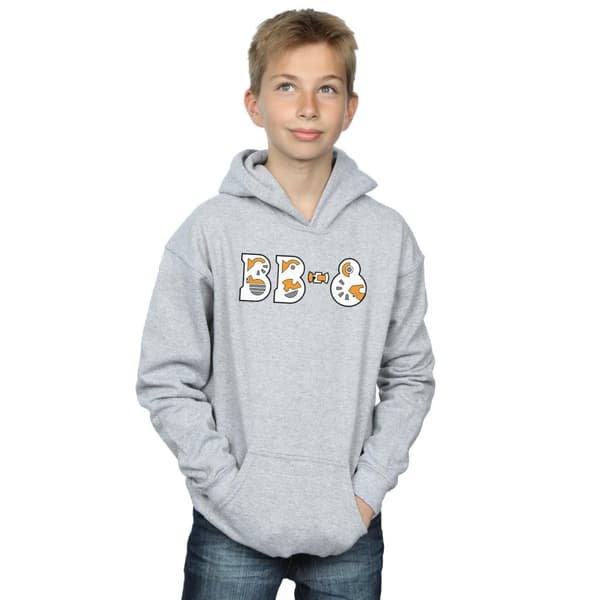 Star Wars Boys The Rise Of Skywalker BB-8 Text Logo Hoodie