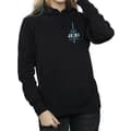 Miniatyrbillede 3 af 4: Star Wars: The Rise of Skywalker Womens/Ladies Star Wars The Rise Of Skywalker Jedi Badge Breast Print Hoodie