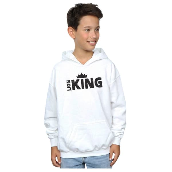 Disney Boys The Lion King Movie Crown Hoodie - huvtröja