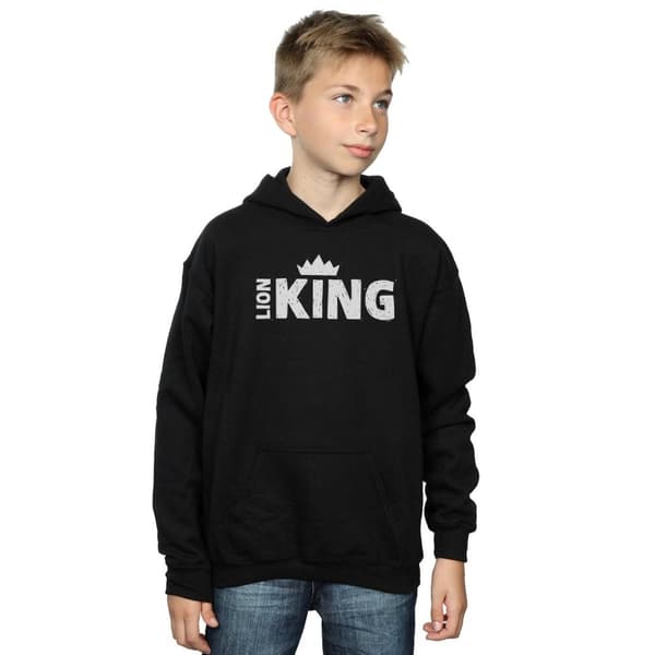 Disney Boys The Lion King Movie Crown Hoodie - huvtröja
