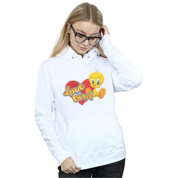 Looney Tunes Kvinnor/Ladies Tweety Pie Alla hjärtans dag Love Bird Hoodie