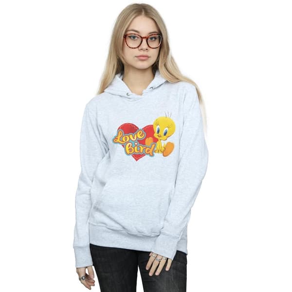 Looney Tunes Kvinnor/Ladies Tweety Pie Alla hjärtans dag Love Bird Hoodie