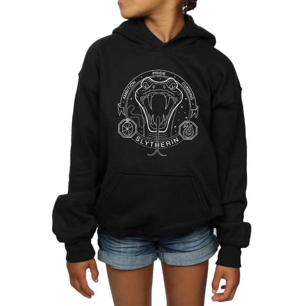 Harry Potter Girls Slytherin Seal Hoodie