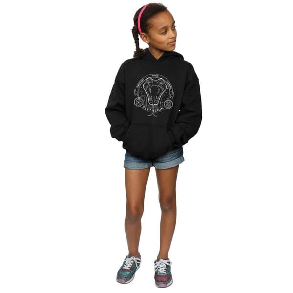 Harry Potter Girls Slytherin Seal Hoodie