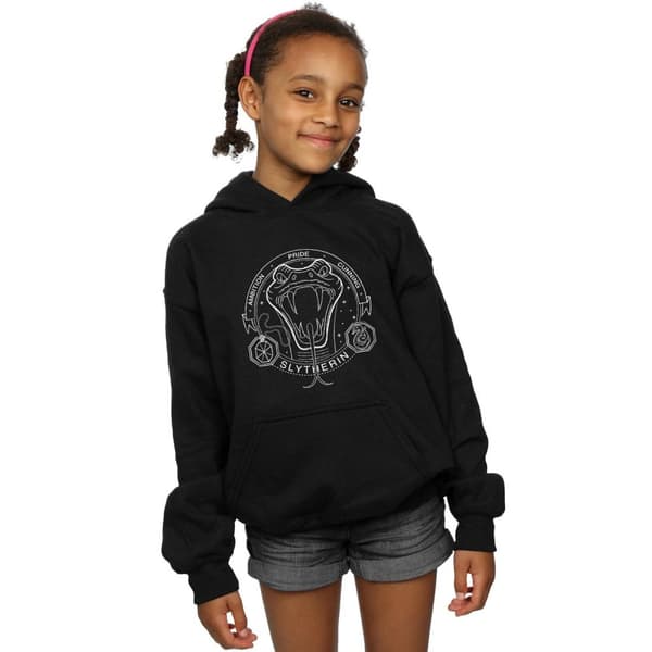 Harry Potter Girls Slytherin Seal Hoodie