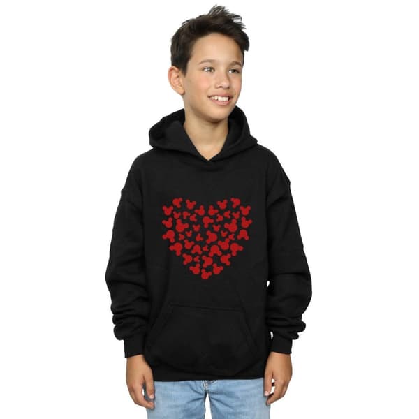 Disney Boys Mickey Mouse Heart Silhouette Hoodie