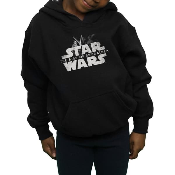 Star Wars: The Rise of Skywalker Star Wars The Rise Of Skywalker Rey And Kylo Battle Hoodie för tjejer