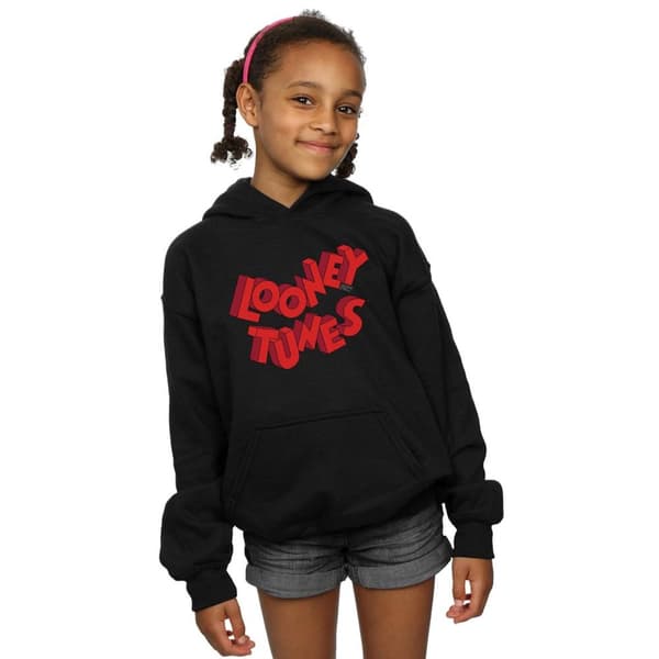 Looney Tunes Girls 3D Logo Hoodie