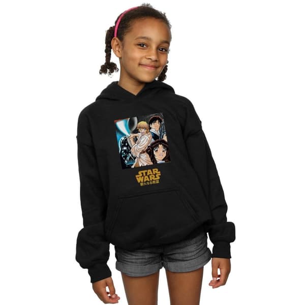 Star Wars Girls Anime Poster Hoodie