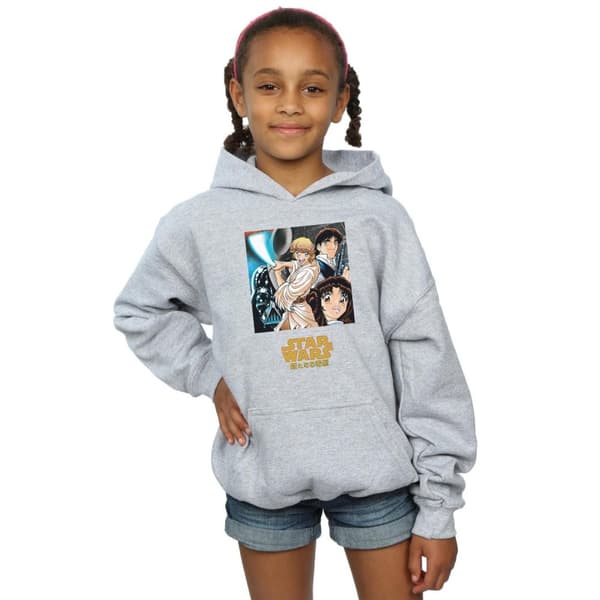 Star Wars Girls Anime Poster Hoodie