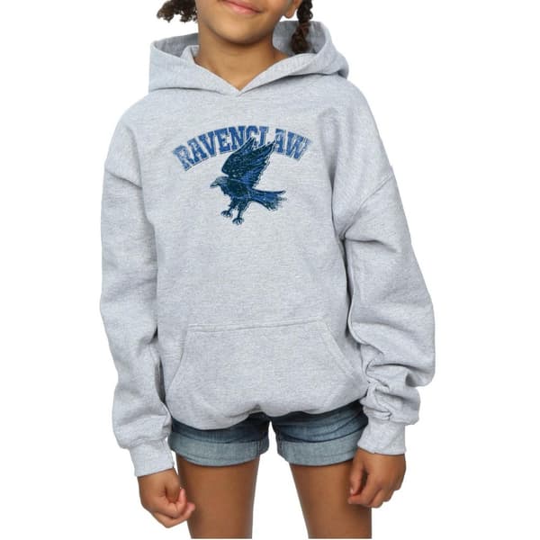 Harry Potter Ravenclaw Sport Emblem-hoodie för flickor