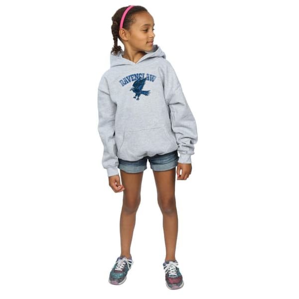 Harry Potter Ravenclaw Sport Emblem-hoodie för flickor