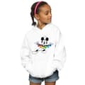 Miniatyrbild 3 av 4: Disney Musse Pigg-hoodie med regnbågskedja för flickor