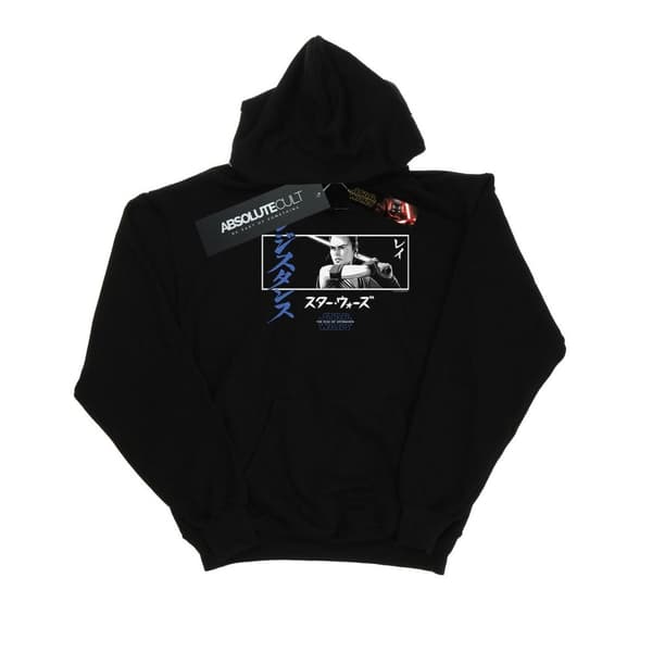Star Wars: The Rise of Skywalker Boys Star Wars The Rise Of Skywalker Rey Katakana Art Stripe Hoodie