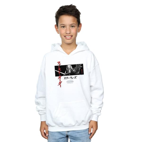 Star Wars: The Rise of Skywalker Boys Star Wars The Rise Of Skywalker Kylo Ren Katakana Art Stripe Hoodie