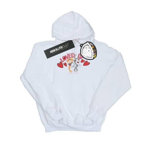 Looney Tunes Womens/Ladies Bugs Bunny And Lola Valentine´s Day Loved Up Hoodie