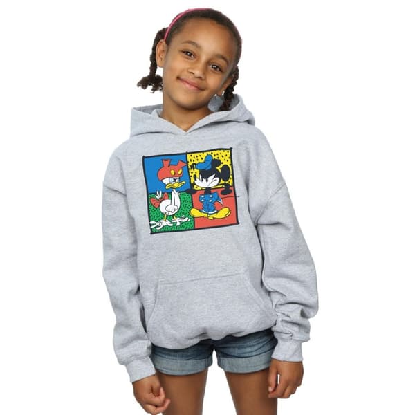 Disney Girls Mickey Mouse Donald Clothes Swap Hoodie
