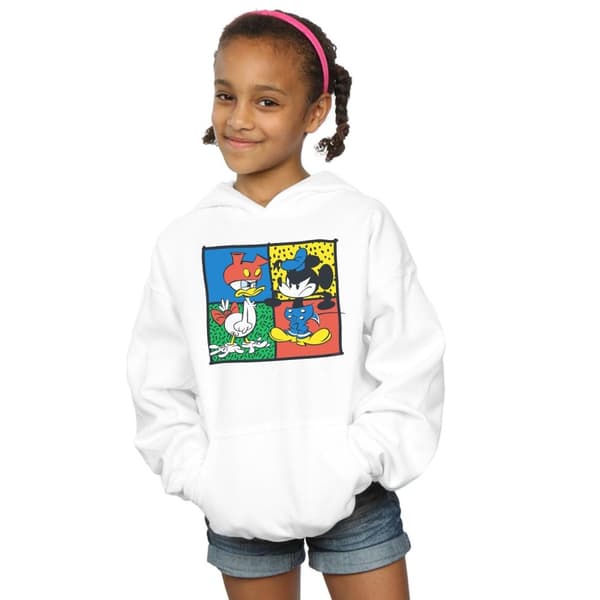 Disney Girls Mickey Mouse Donald Clothes Swap Hoodie