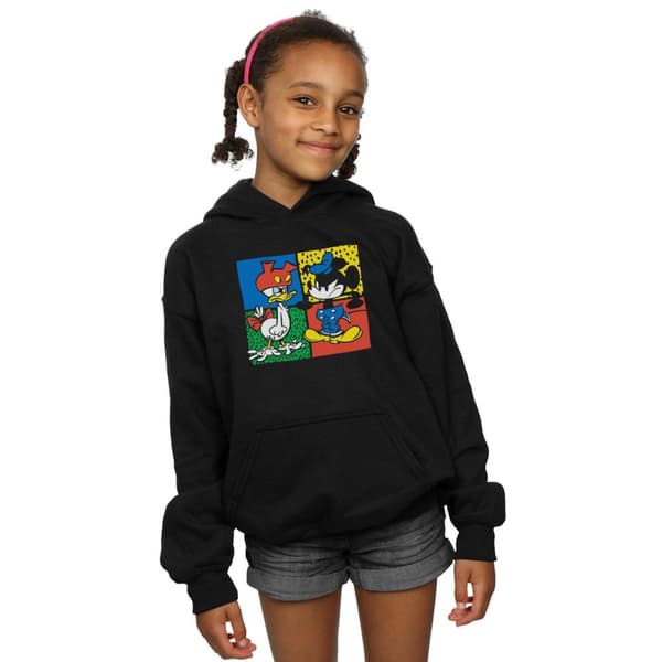 Disney Girls Mickey Mouse Donald Clothes Swap Hoodie